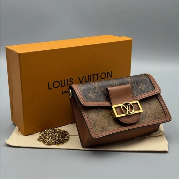 Louis Vuitton Dauphine wallet on chain reverse monogram - Picture 2 of 16